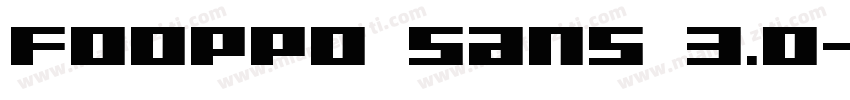 FoOPPO Sans 3.0字体转换